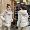 Winter New Cotton-padded Clothes Cotton-padded Clothes Hooded Versatile Loose and Thin Cotton-padded Jackets Simple Women's Jackets