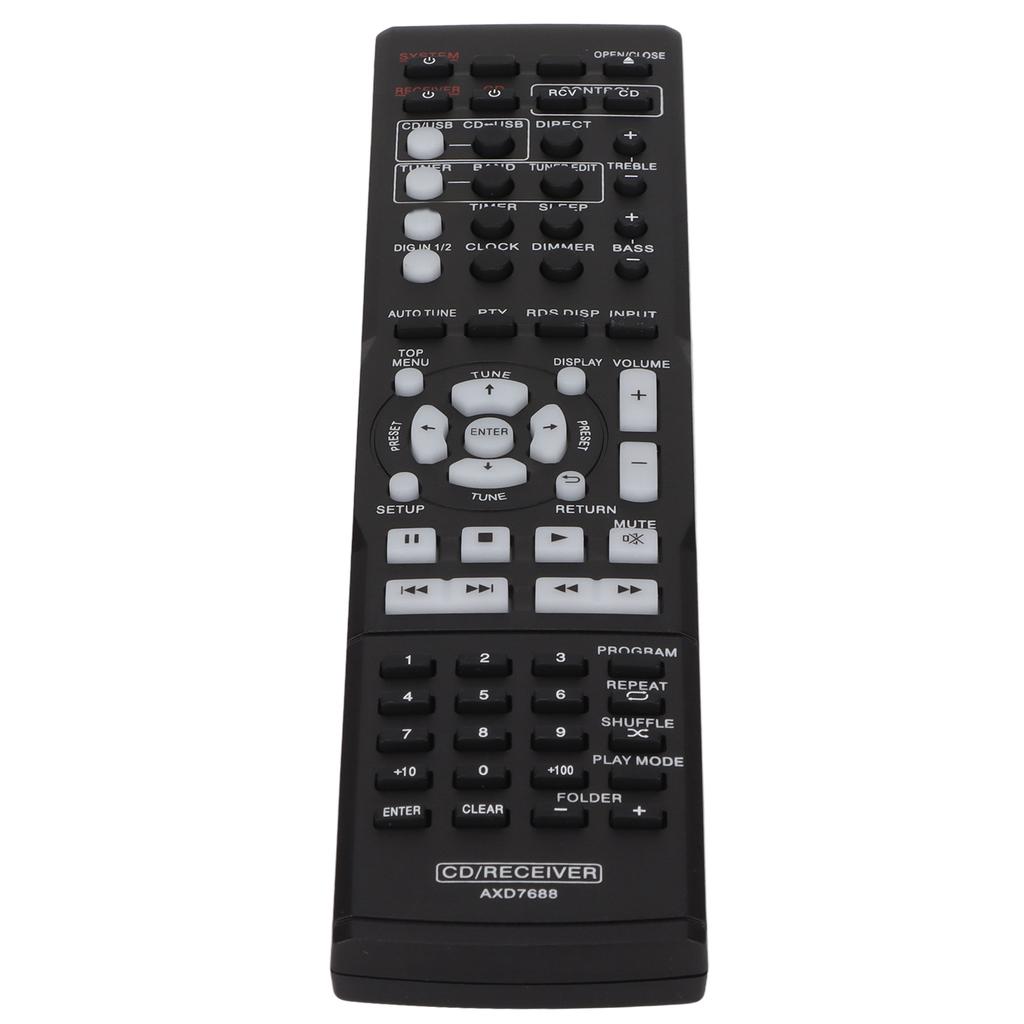 AXD7688 Remote Control AV System Replacement Remote Control Suitable for Pioneer XCP01K XCP01 DAB