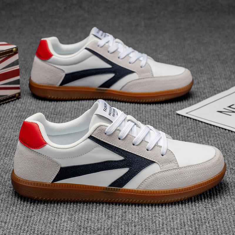 Small Niche Men's Shoes Breathable Anti Slip Low Cut Casual Forrest Gump Board Teenagers Korean Version Trendy Versatile German Training