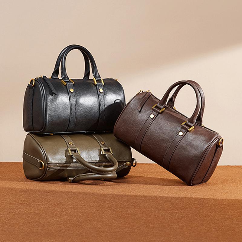 Echtes Leder Kleine Schulter Umhängetaschen Für Frauen Trend Designer Top Griff Kissen Damen Handtaschen