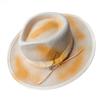 Cross-Border Fashion Pure Wool Felt Hat Old Retro Style Men'S And Women'S Wool Top Hat Bow Webbing Decorative Felt Hat