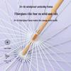 24-Rib Long Handle Windproof Gradient Chinese Style Umbrella, Sun & Rain Protection, Customizable Logo, Reinforced Design
