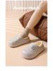 Waterproof Cotton Slippers: Women's/Men's Non-Slip Thick-Soled, Plus Velvet, Warm, Closed Heel for Autumn/Winter.