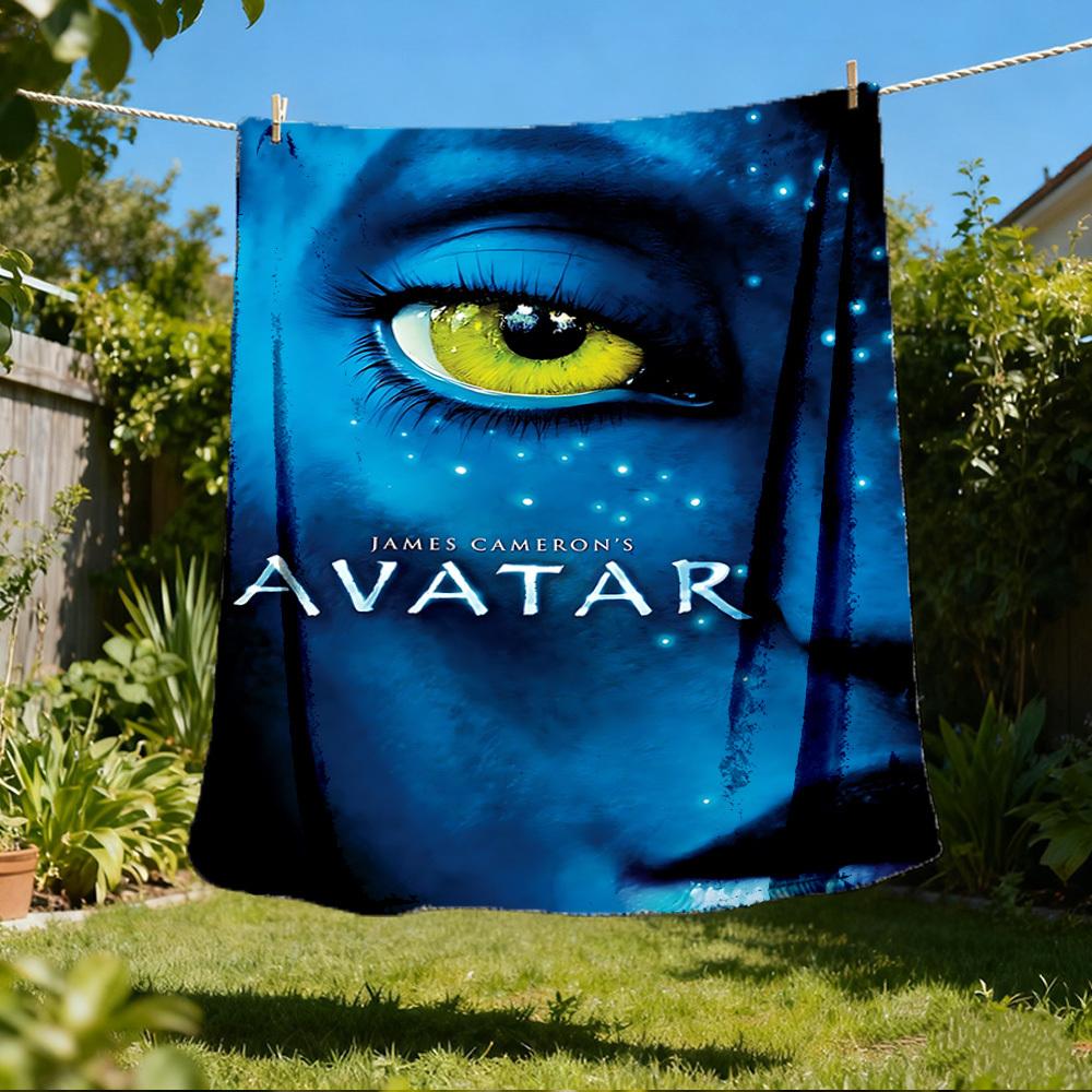 

1pc Pippi Longstocking Outdoor Flannel Blanket, Soft, 80x120cm