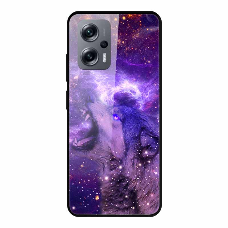 For Poco X4 GT Case Shockproof Tempered Glass Hard Back Cover For Xiaomi Poco X4 GT 5G Soft Bumper Coque PocoX4 GT X4GT Case