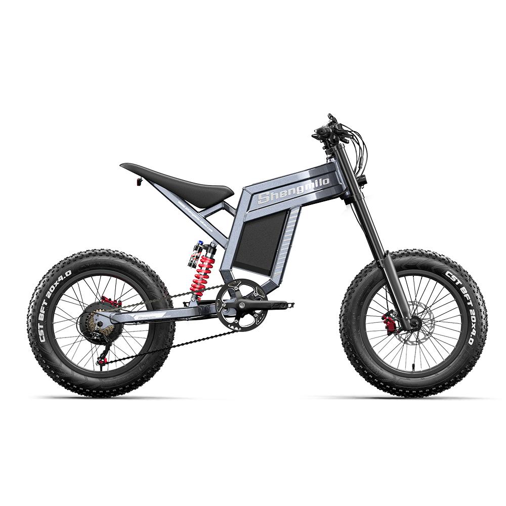 Shengmilo S900 All-Terrain 1500W Motor Electric Bicycle 60V30Ah Battery 20 Inch Fat Tires High-Performance E-Mountain Bike