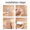 2 Pieces Multi-function Drawer Type Wall Hanging Storage Box Perfect to Hang to Bedside for Remote Controls Books Phone