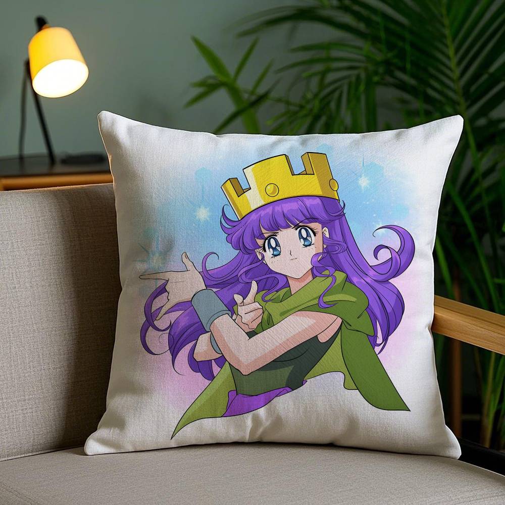 Game C-Clash Of C-clans Cute Fighting Pillow Case Sofa And Living Room Decorative Cushion Covers Dust-proof And Mite-proof F