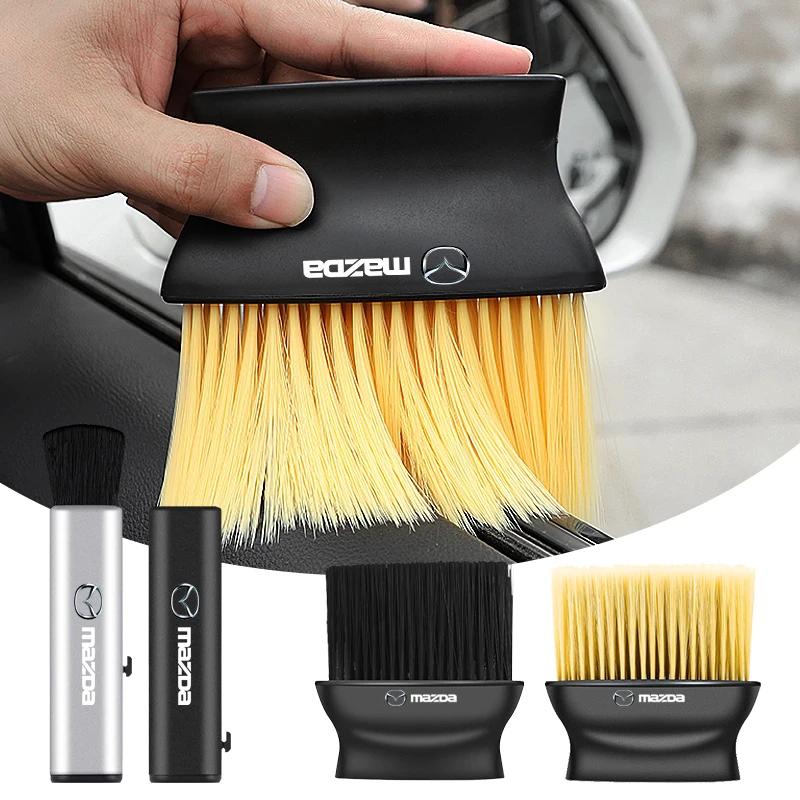 Car Interior Cleaning Tool Air Outlet Clean Artifact Brush For Mazda 3 BK BL Axela 2 5 CX5 CX6 CX-4 Mazda 6 GH GG CX-7 MX5 RX8 KJY5