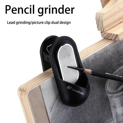 Professional Charcoal Pencil Grinder Sharpener Pencil Lead Grinder Dual-use Innovative Pen Sharpener Drawing Board Clip Drawing Board Fixed