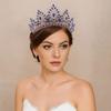 Luxury Baroque Queen Tiaras Elegant Bridal Headwear Zinc Zinc Alloy Princess Crown  Stage Performances