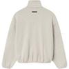 Fear of God Essentials Modern Fleece Track Jacket With Piping 'Heather Stone Cloud White' Men's 202SP256892F