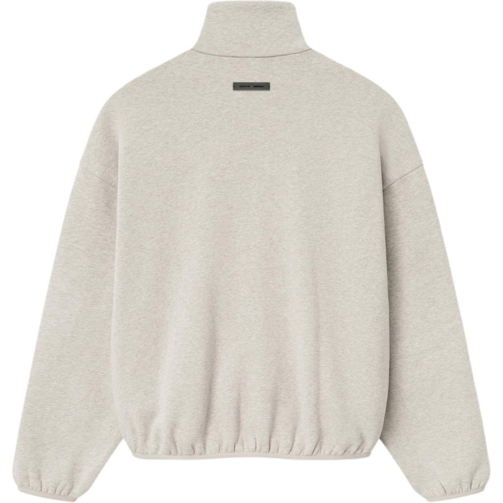 Fear of God Essentials Modern Fleece Track Jacket With Piping 'Heather Stone Cloud White' Men's 202SP256892F