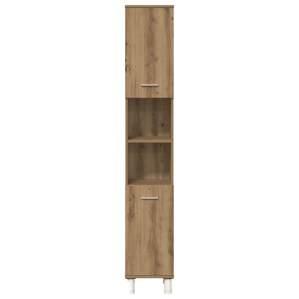 4 Piece Bathroom Furniture Set Artisan Oak Wood Based Material