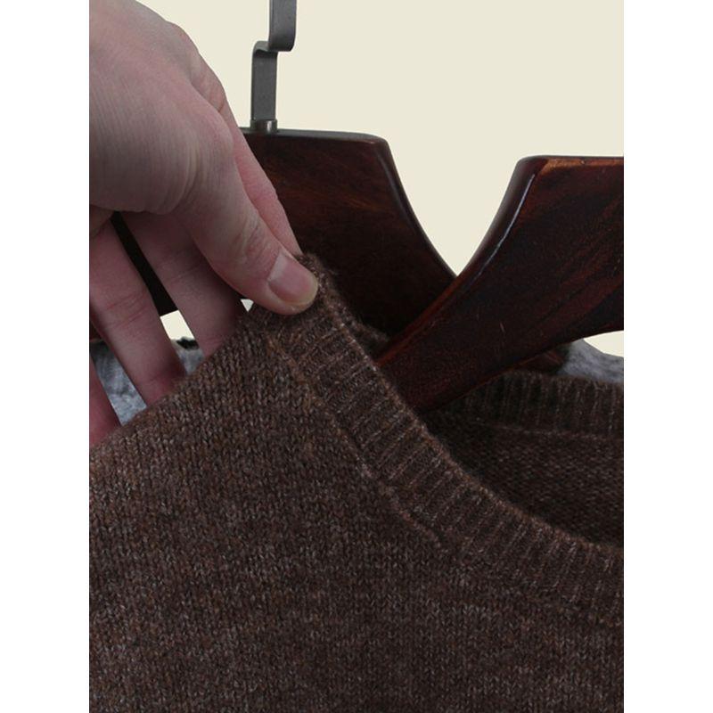 Japanese Order Loose Version Lantern Sleeve Wool Knitwear Foreign Trade Original Order Preppy Style English Letter Crew Neck Pullover Tops