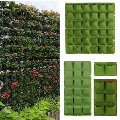 Wall Flower Grow Bags Pocket Vertical Garden Planting Hanging Home Plant Tools Fabric Vegetable Planter Growing Pots