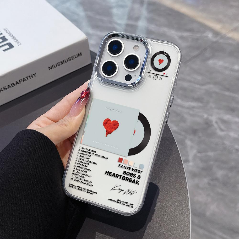 

Чохол для телефону з гарячим альбомом репера Каньє Веста для iPhone 17 Air 16 e 15 14 13 12 11 Pro Max Plus SE 2020 2022 М який чохол iPhone Air