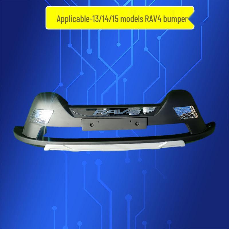 Front & Rear Bumper Protection Bars for 13-15 RAV4 - Decorative and Modified Styles