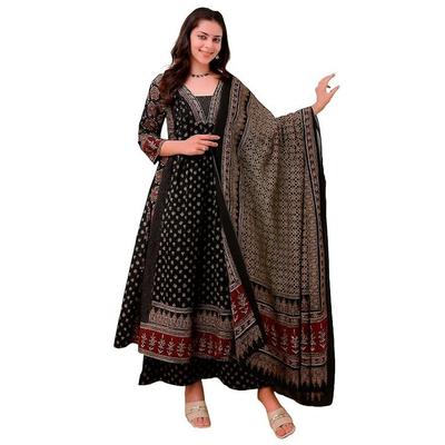 Indian Pakistani Party Wear Anarkali Suit Women Designer Ethnic Kurta Pant Set