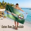 Rapid Wien FC Design Beach Towel Custom Text Large Towel for Beach Vacation