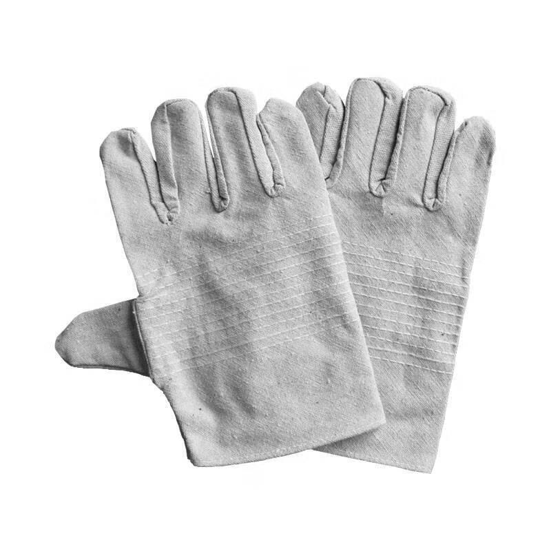 Deli White Canvas Work Gloves (10 Pairs)