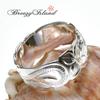 Hawaiian Jewelry Ring Plumeria Scroll Ring Silver 925 [BreezyIsland] & (US6-JP11.5)