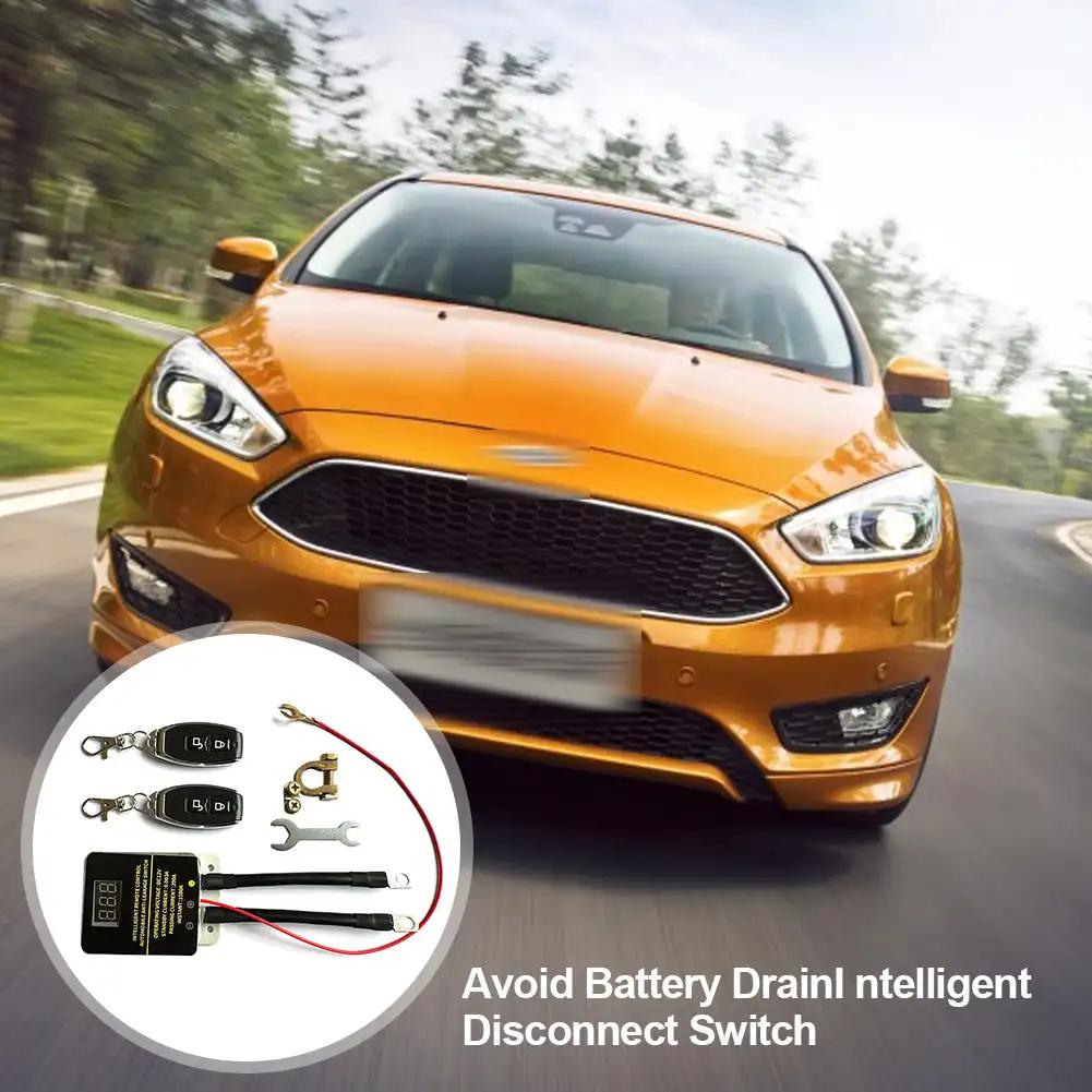 12V Car Battery Cutoff Switch Universal Wireless Remote Protectio Isolator Display Leakage Disconnect Relay Control Battery