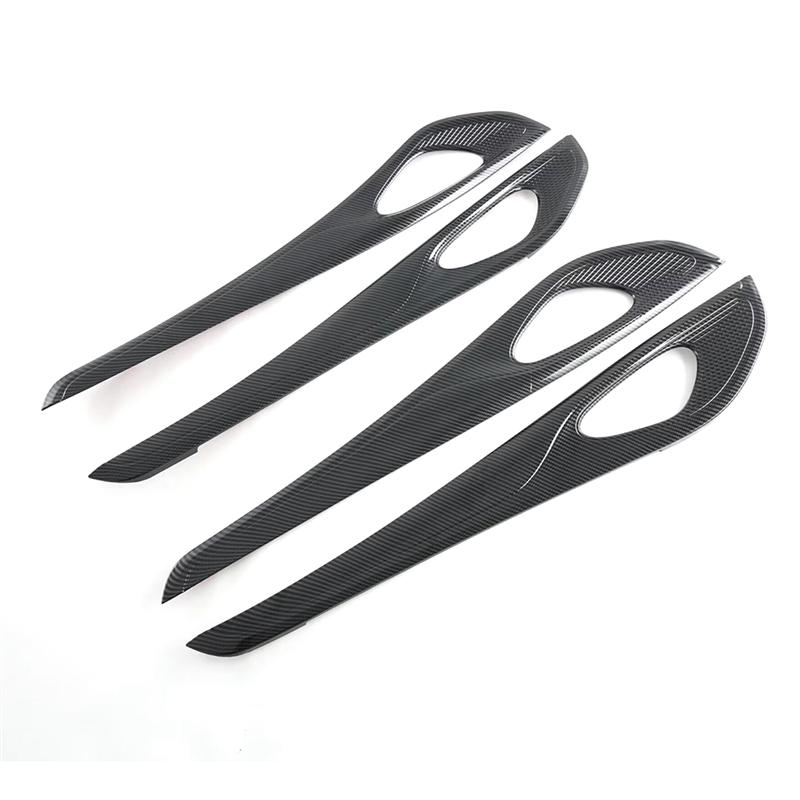 Car Interior Door Strip Panel Trim Cover Carbon Fiber Color For BYD Seal / BYD ATTO 4 Carbon Fiber Color