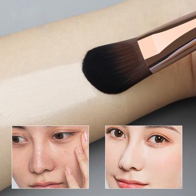 Slanted Kabuki Foundation Brush Flawless Makeup Brush for Liquid Cream and Powder -Buffing Blending Face Makeup Brushes
