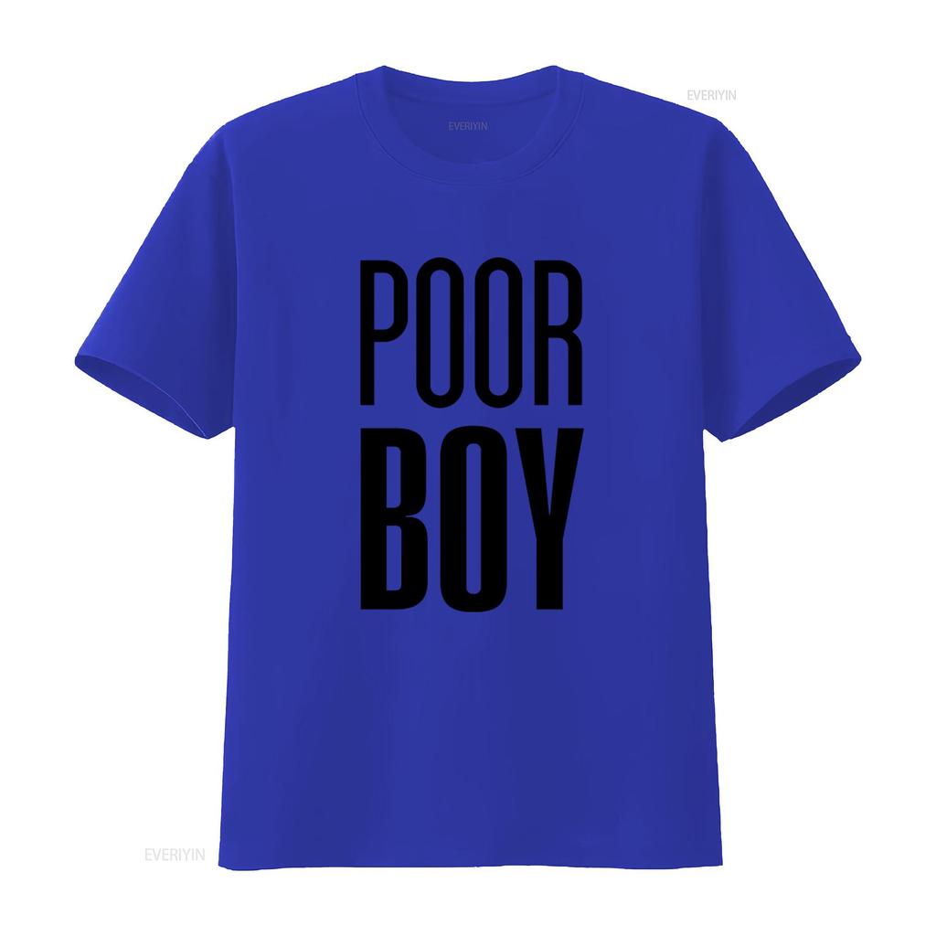 Poor Boy Only Friends Thai Bl Drama Fan T Shirt Black Font Classic Fit Trendy Design for Fans Vintage Washed Designer Clothes