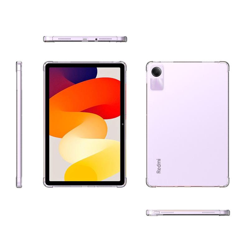 Redmi Pad SE Transparent TPU Anti-Fall Protective Cover with Airbag Corners (2025)