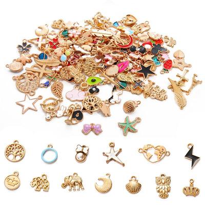 10Pcs Mix Style Copper Accessories For Jewelry Component Making DIY Necklace Bracelet Earring