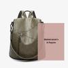 Korean Style Women's Soft Leather Anti-theft Backpack - Versatile, Large Capacity, Double Shoulder for Casual Travel, 2026 Summer