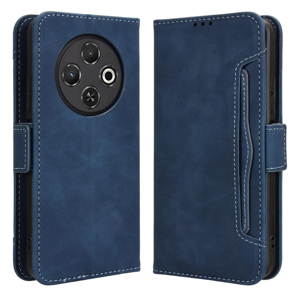For TECNO Spark 30C 4G kL5n Leather Case Phone Wallet Cover with Multiple Card Slots