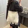 Tassel Bag Fashionable Large Capacity Shoulder Bag Popular New Niche Messenger Bag Women