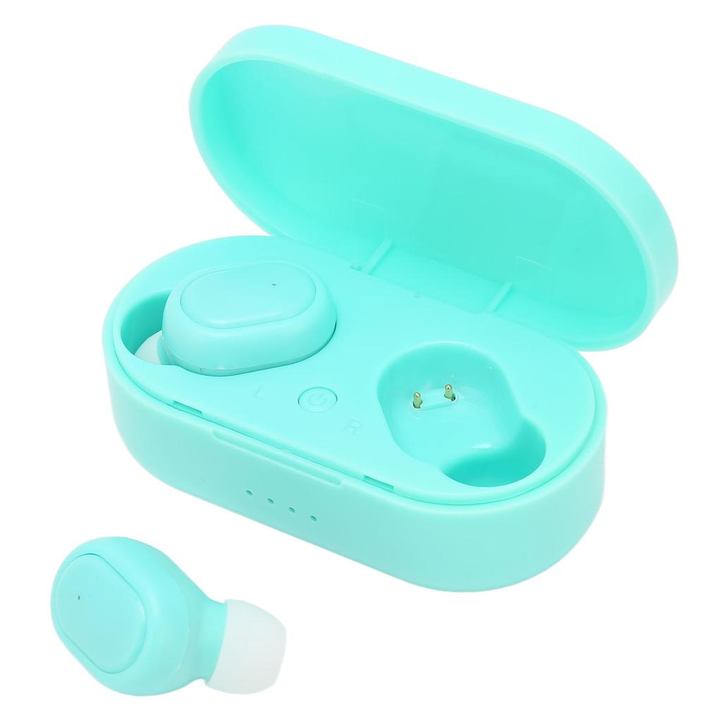 True Wireless Bluetooth Earplugs 30H Playtime Hi Fi Stereo Subwoofer Headset with Built in Microphone Charging Box