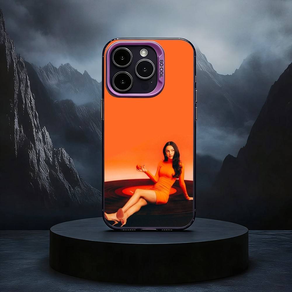 Singer O-Olivia D-Dean Phone Case For iPhone17,16,15,14,13,12,11 Plus,Pro Max Black Candy silver phone case