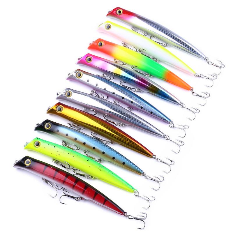 Surface Water Wave Resistance Lure17GLong Casting Jerkbait for Bass and Mandarin Fish, Specialized Fake Bait Hard Lure12CM