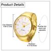 Ring Watch Ring Fashionable One Size Fits Stainless Steel Ring Watch Analog Waterproof Simple Quartz Watch Gold Silver Fashion Accessory Birthday