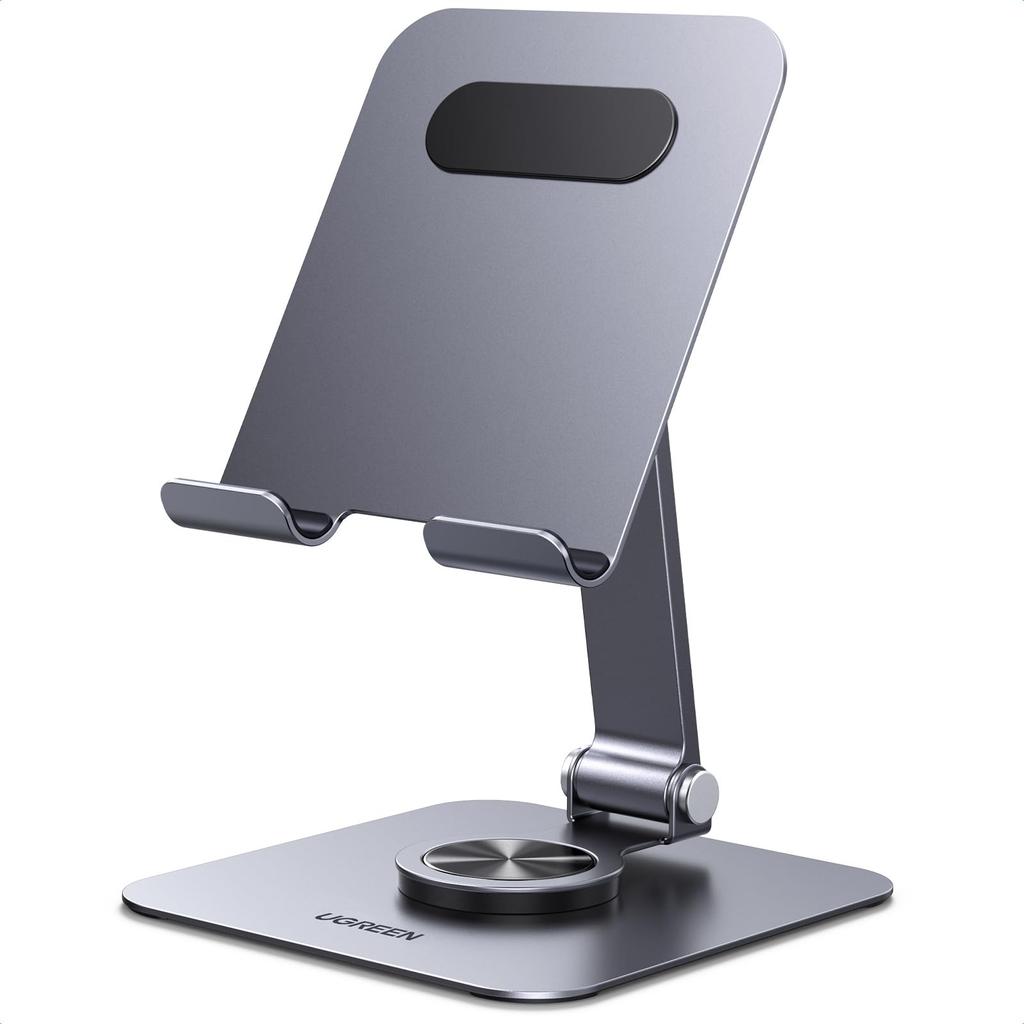 UGREEN iPad Stand Tablet Desk Adjustable Height Portable Vertical Tabletop Compatible with iPad 13 x Galaxy Tab Surface and iPhone - Holder, 360°