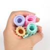 5Pcs/Set Funny Trick Finger Doll  Plastic Cute Mini Animal Monster Children Finger Puppet Parents Adult Toys Gift