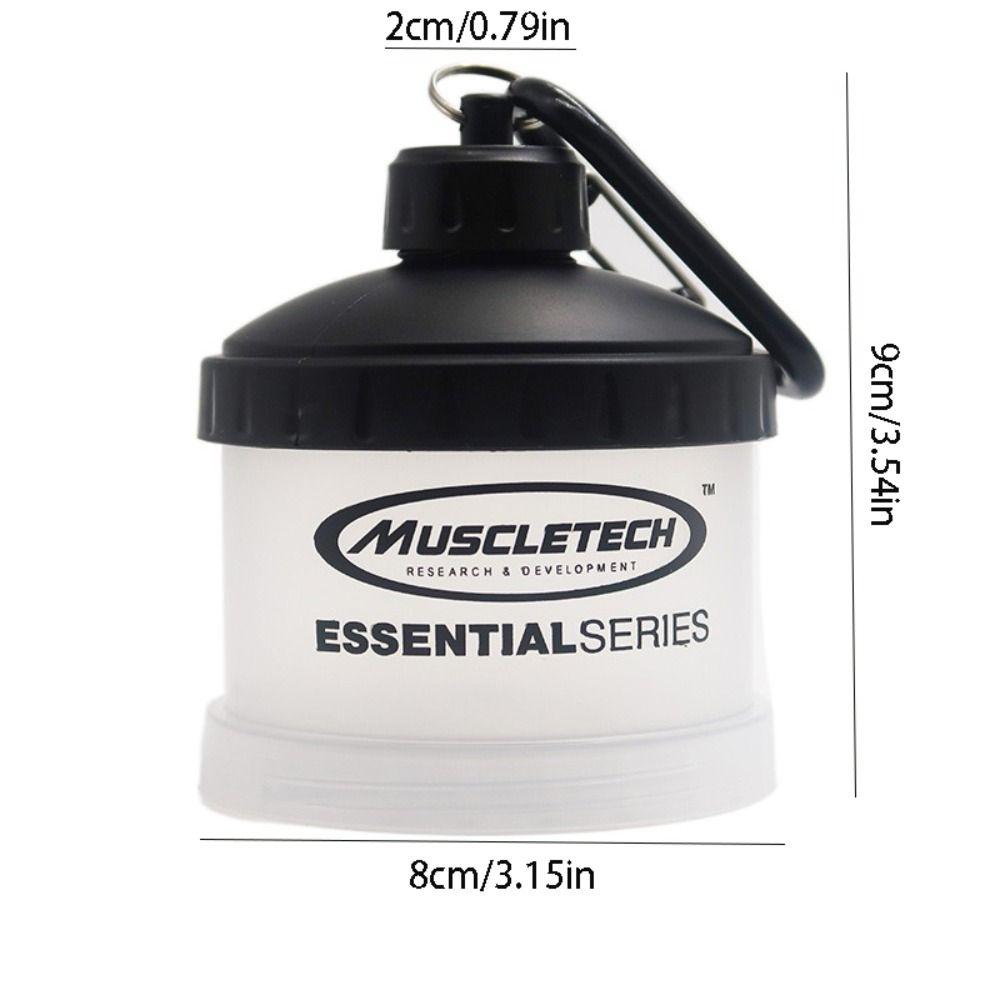 Portable Protein Powder Box Plastic Snack Can Water Bottles Medicine Box Fitness Cup