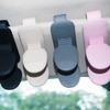 Double Clip Car Sunglasses Frame PU Leather Eyeglasses Storage Clip Ticket Card Clip  Truck