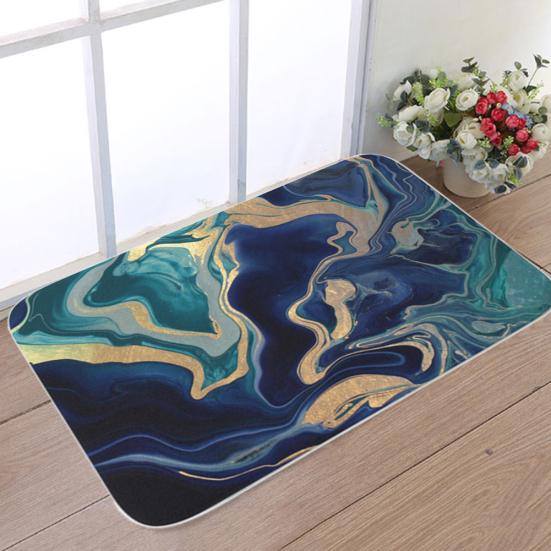 40 x 60 cm Odolná podlahová rohož ve stylu mramoru Rohožka protiskluzová Koupelnová domácí dekorace