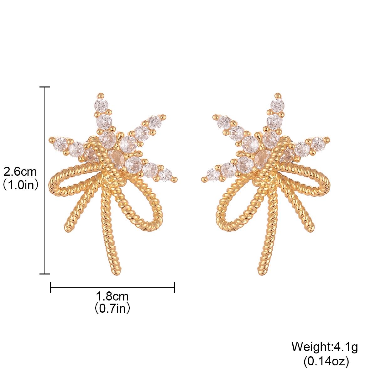 

Dazzling Nebula Starry Snowflake Earrings: Luxurious Meteor Light Jewelry for Women