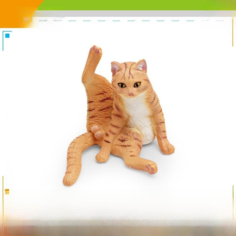 Pet Cat Model Pvc Decorative Animal Figurine For Kids Home Decor