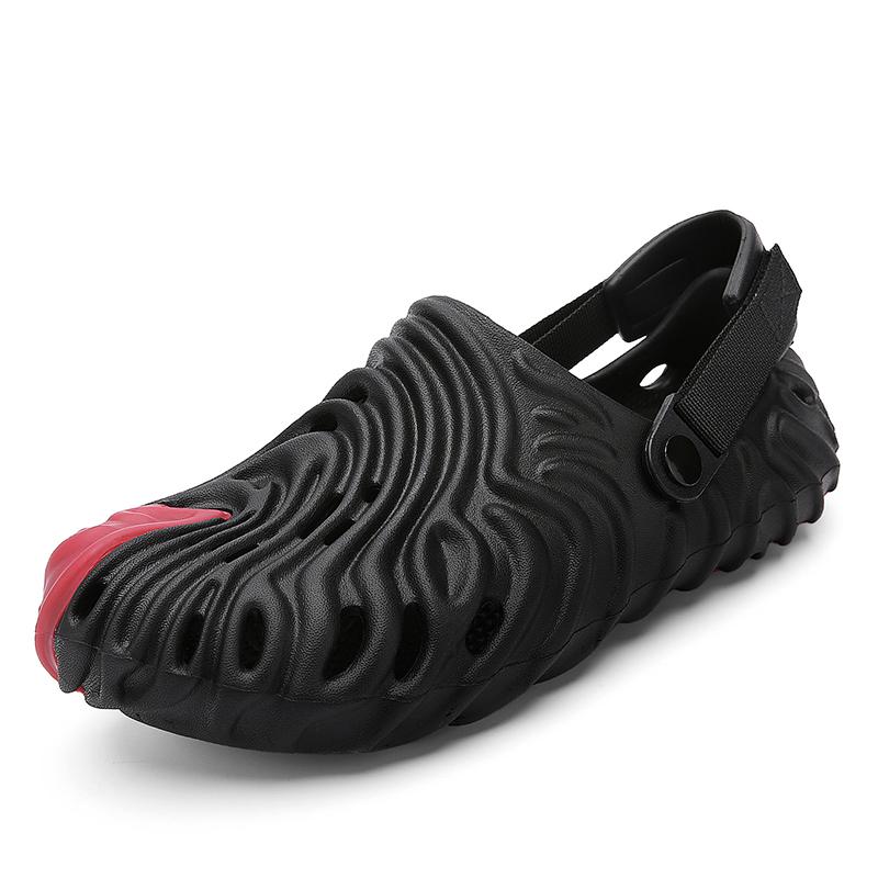 Herren Sandalen mit dicker Sohle Sommer Outdoor Sport Weicher Boden Strandschuhe Eva Material Bequem Lässig Paar Stil Sandalen