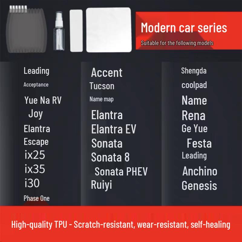 Car Door Handle Anti-Scratch Protection Film - TPU Wrist Sticker