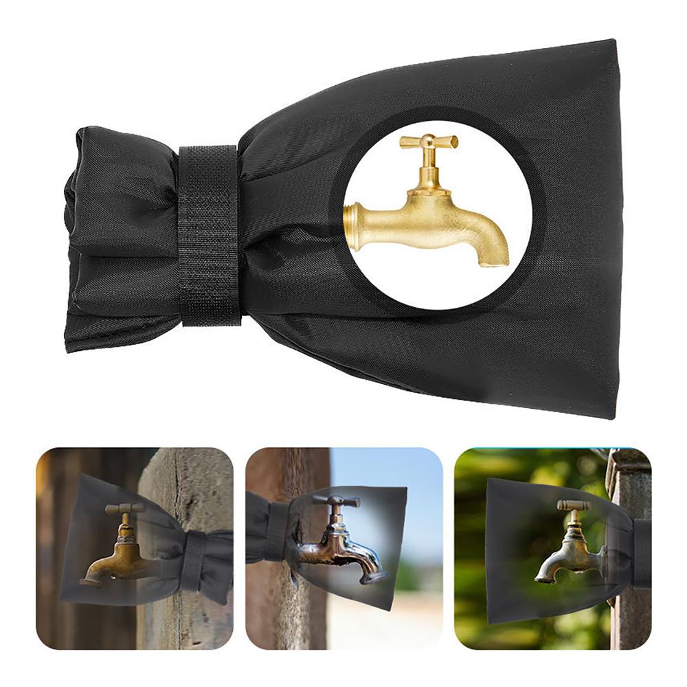 Faucet Waterproof Freeze Protection Cover Winter Outside Garden Faucet Cover Protection Sock Reusable Tap Protector for Outdoor