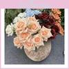 Artificial Flower Elegant Bouquet For Wedding Decor Home Centerpiece Office